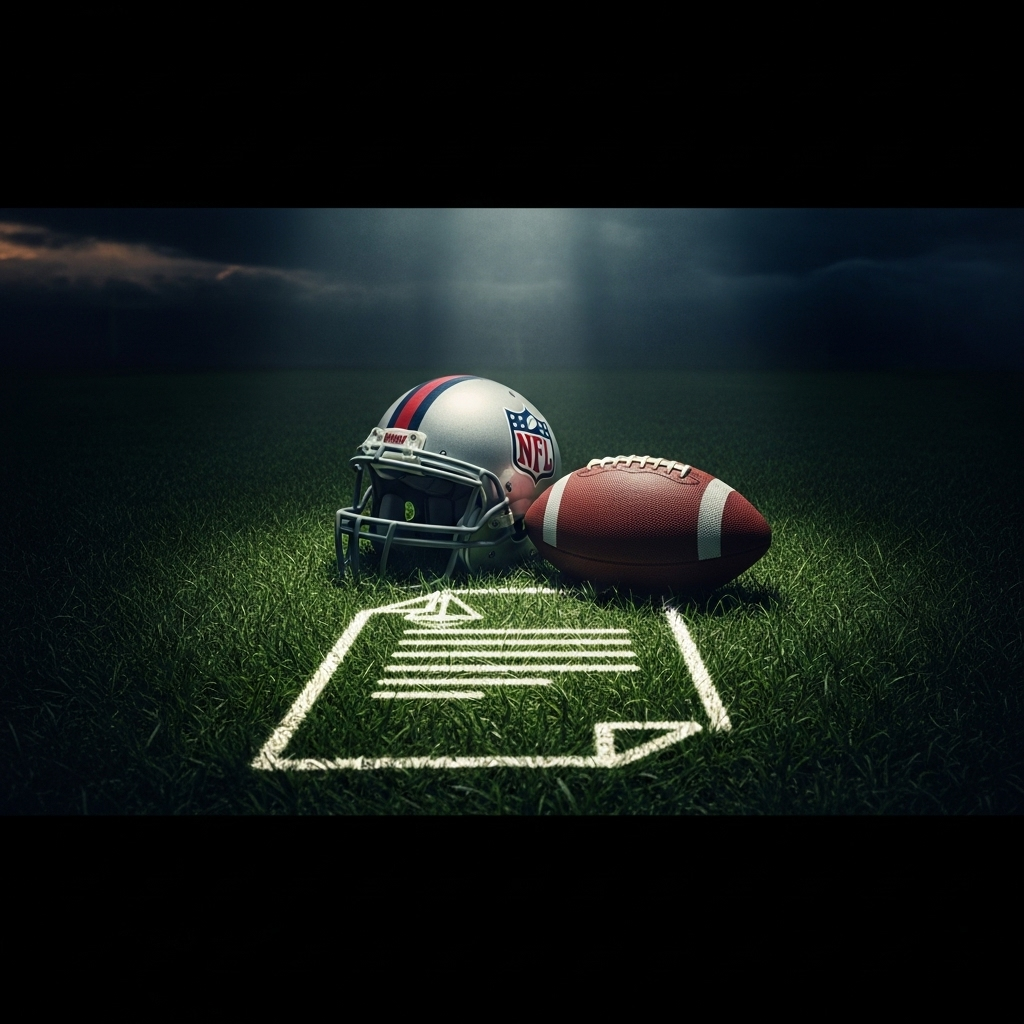 Court Filing: 8 DV Incidents Alleged Against Tyreek Hill 4 An NFL football and helmet on a field, representing the league's response to the new court filing.