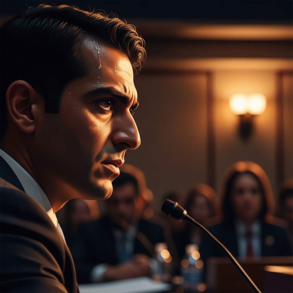 Cuomo event: 9/11 family confronts Mamdani over streamer 3 Assemblyman Zohran Mamdani listening intently during the heated cuomo event.