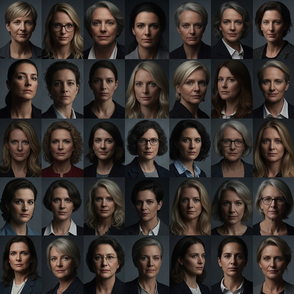 55 Women in Power: WWD x FN x Beauty Inc List 2025 3 Collage featuring professional portraits of the visionary leaders from the list of 55 women.