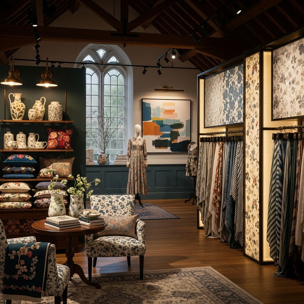 new owners revive Laura Ashley with 1 new U.K. store 2 Concept art showing the design vision of the new owners for Laura Ashley's retail presence.