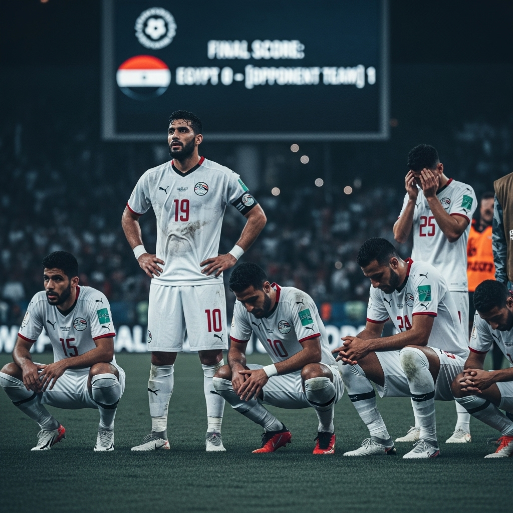World Cup Spot: 1 Missed Chance for Egypt, Marmoush Hurt 2 Egyptian players look dejected after a crucial match affecting their world cup spot.