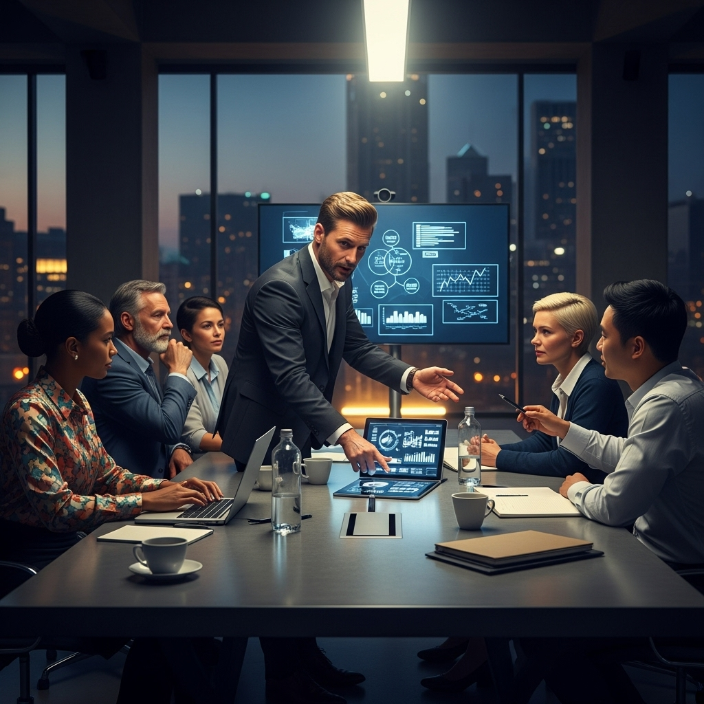 Erik Torstensson: 5 Facts About the FRAME Co-Founder 2 Erik Torstensson discussing business strategy with his team.