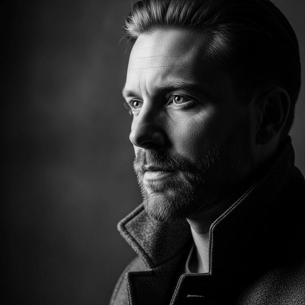 Erik Torstensson: 5 Facts About the FRAME Co-Founder 2 Erik Torstensson in a stylish black and white portrait, looking off-camera.