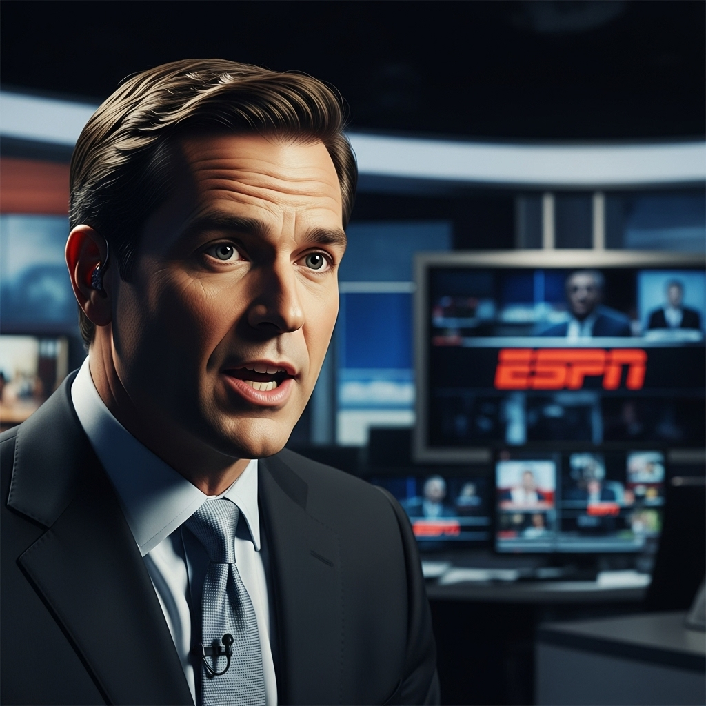 NFL Network Host Fires 1 Shot at ESPN Analyst's Comments 2 ESPN analyst Dan Orlovsky speaking during a broadcast segment.