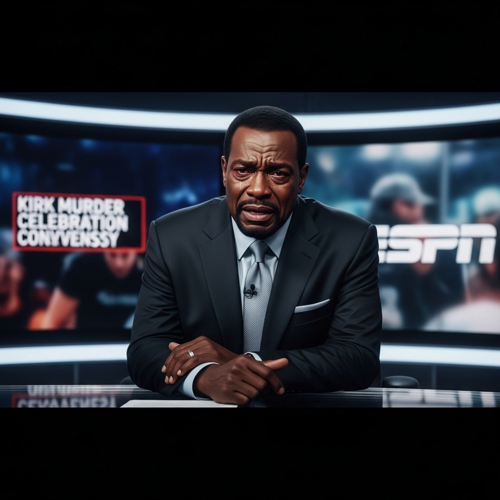 Kirk Murder: 1 ESPN Host Erupts Over Vile Celebration 3 ESPN host Michael Irvin emotionally discussing the kirk murder celebration controversy on set.