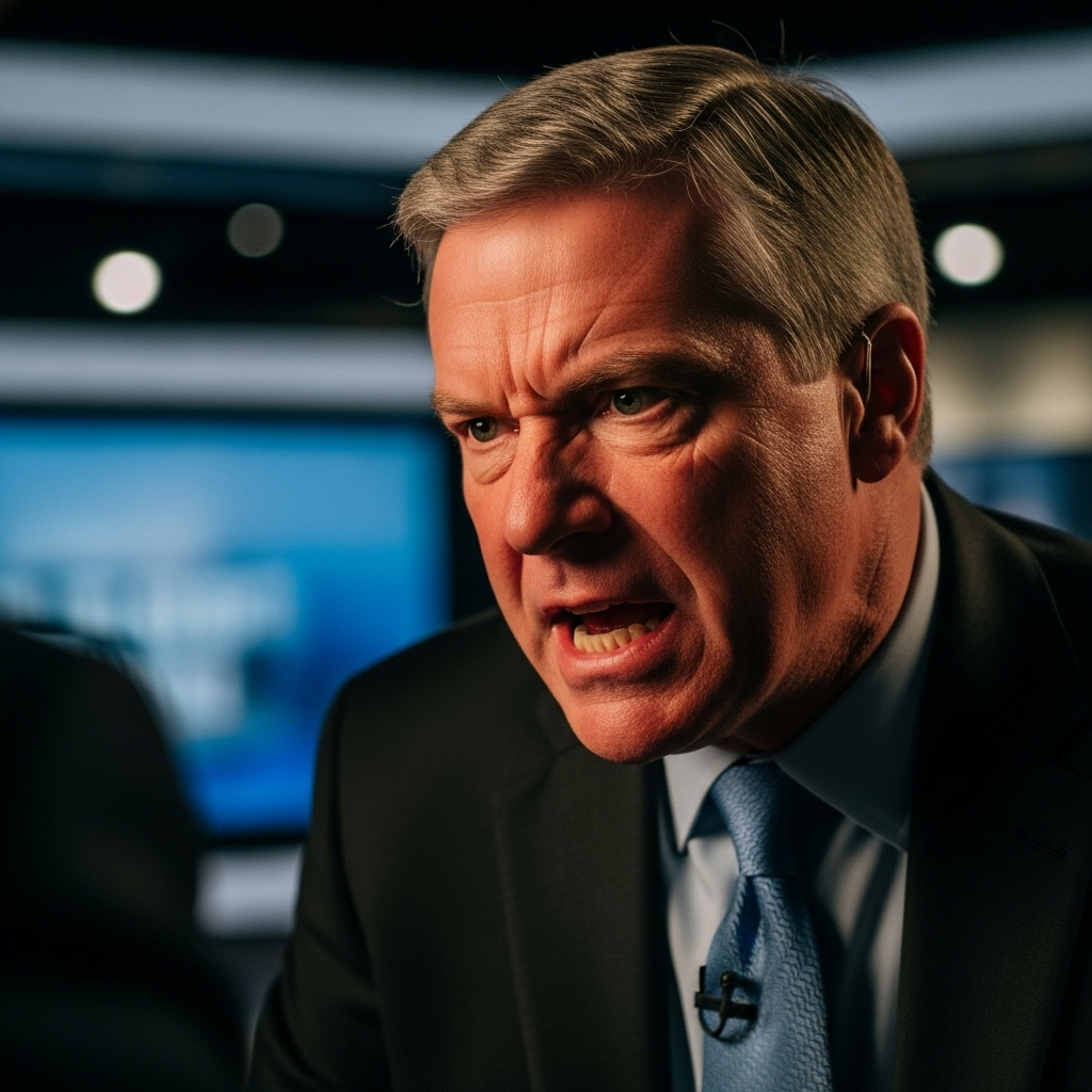 MSNBC Host Faces Homan in 1 Fiery 'Bottom Line' Clash 3 Former ICE Director Tom Homan responding angrily to the MSNBC host during the fiery exchange on 'The Bottom Line'.