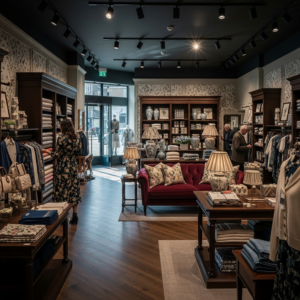 new owners revive Laura Ashley with 1 new U.K. store 3 Interior of the new Laura Ashley store in Stratford-upon-Avon, a vision brought to life by the new owners.