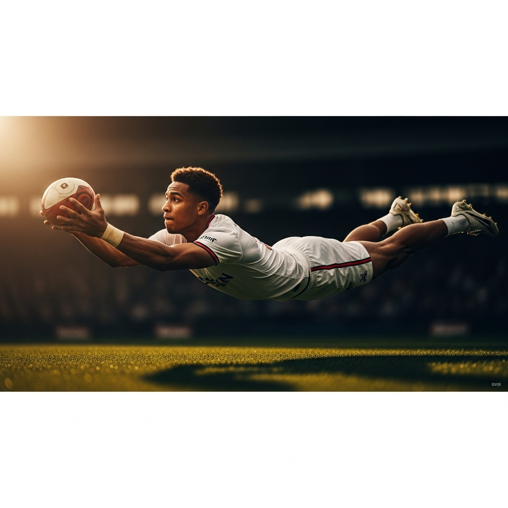 His Ridiculous Highlight Reel: 5 Catches by Isaac TeSlaa 2 Isaac TeSlaa makes a one-handed grab, a key moment from his ridiculous highlight reel.