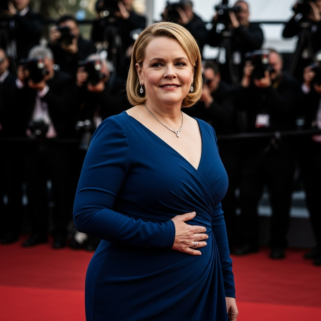 Ozempic Use: Kathy Bates on Her 60-Pound Weight Loss 2 Kathy Bates at a red carpet event, illustrating her public life amidst her private health struggles before her recent weight loss influenced by her Ozempic use.