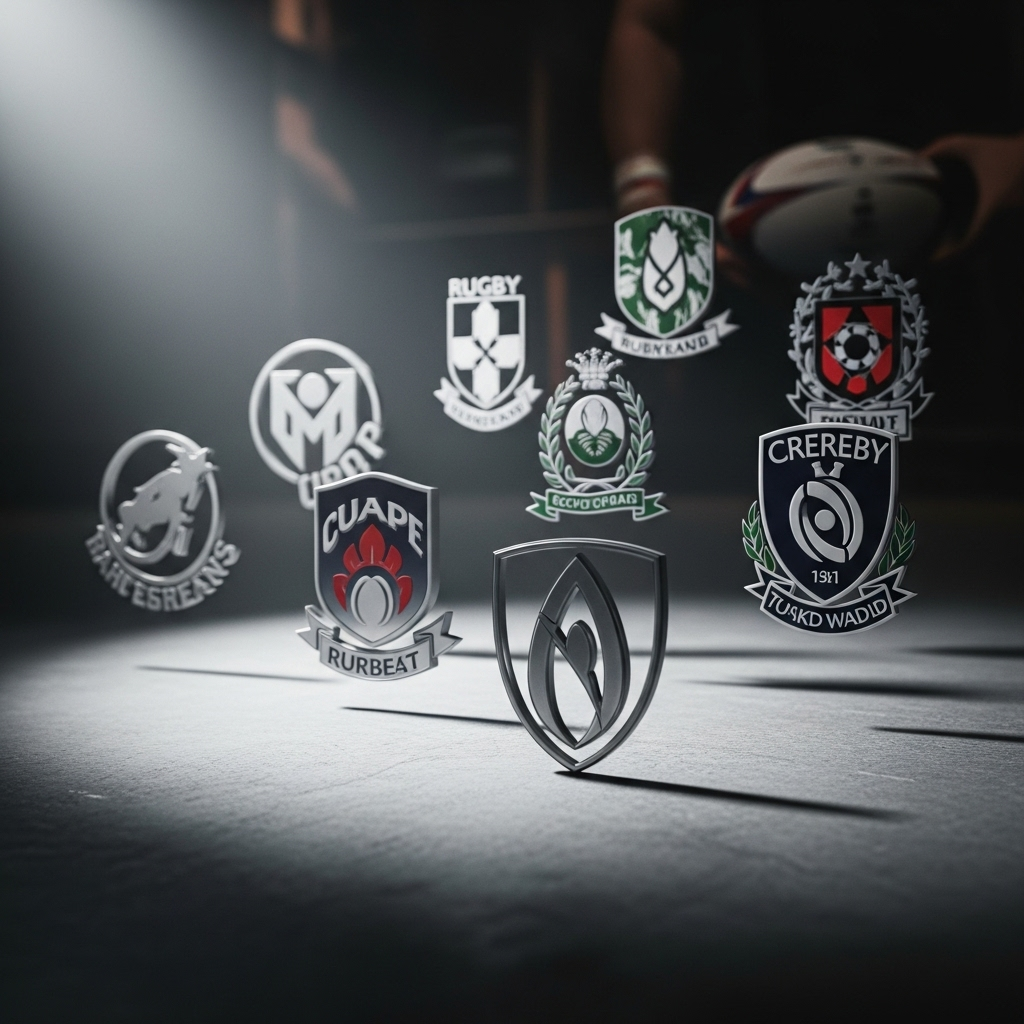 Union Return: 1st Big Move as Wade Leaves Wigan 3 Logos of top rugby union clubs, potential destinations for Jake Wade's union return.