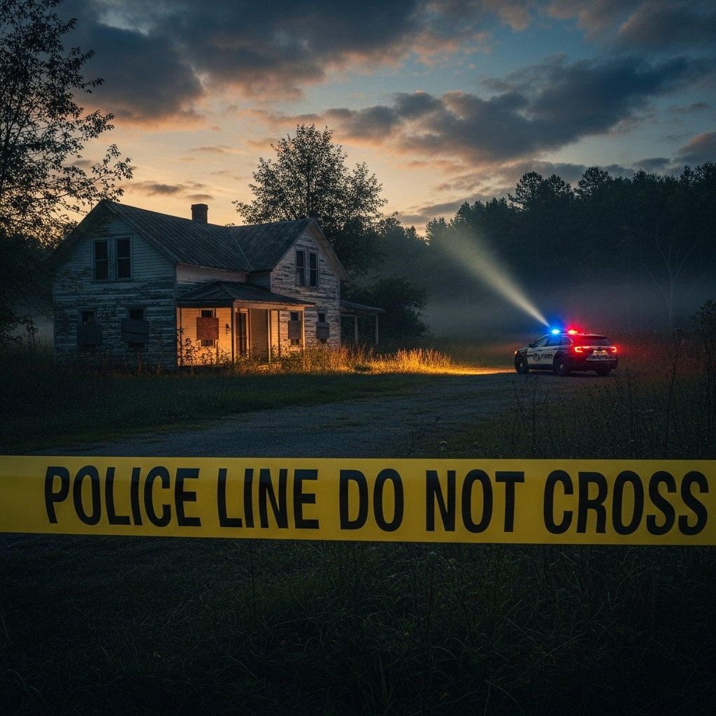 Missing Kids: 3 Children Sought After NZ Dad Shot Dead 2 Police cordon tape at a rural property, part of the search for the missing kids.