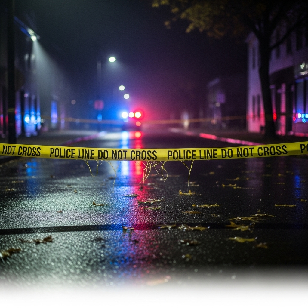 Police Hunt Suspect: 1 New Update on Kirk Shooting 2 Police cordon tape at the scene of the Kirk shooting, part of the police hunt suspect investigation.