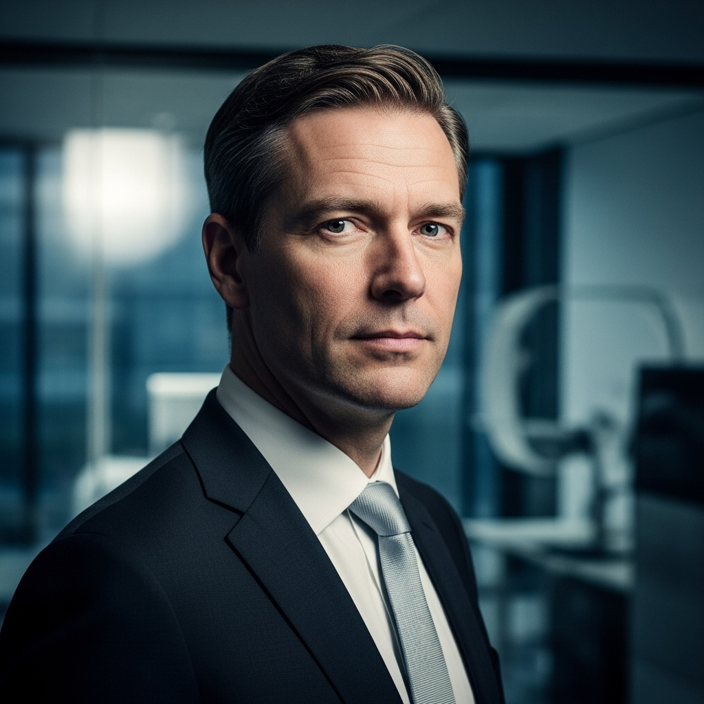 New R&D Chief: 1 Key Appointment for Merck KGaA's Future 2 Professional headshot of Dr. Alistair Finch, the new R&D chief at Merck KGaA.