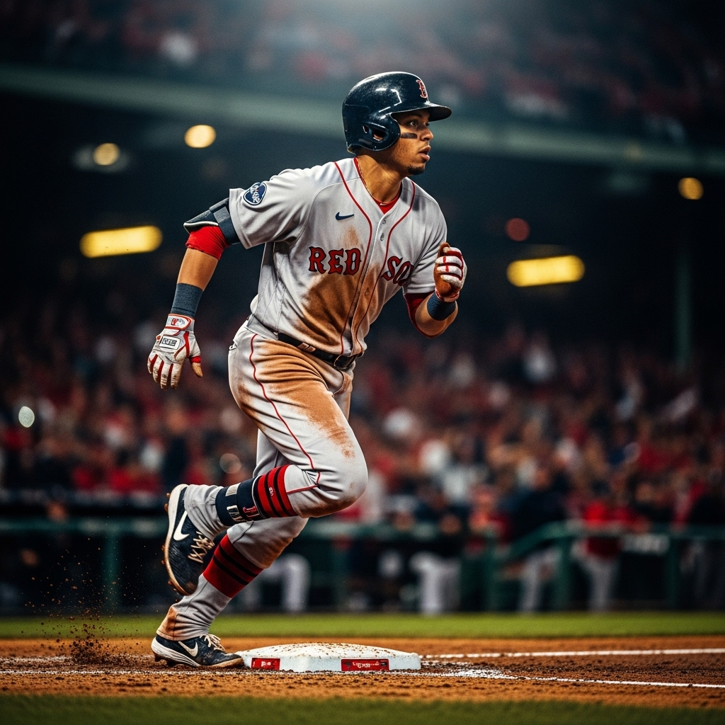 Red Sox's big inning: Bregman's error sparks 5-run rally 3 Rafael Devers rounding third base during the explosive red sox's big inning.