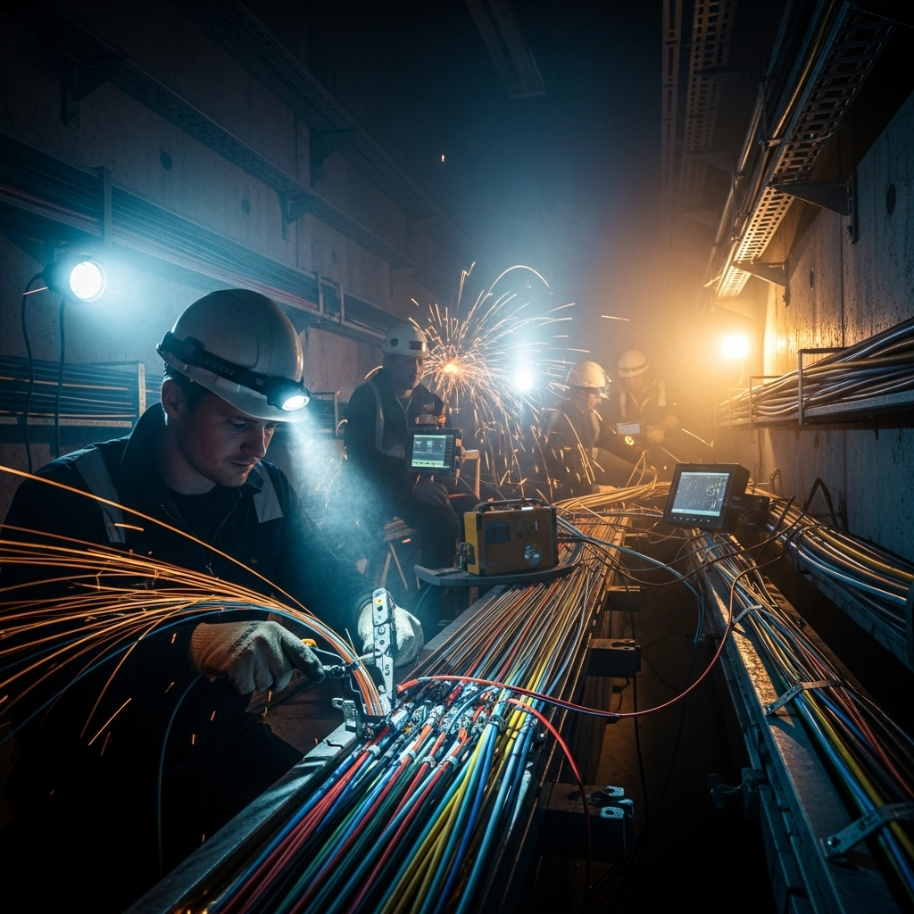 Microsoft cloud services: 4 cables cut, causing outage 3 Repair crews working on fiber optic cables to restore microsoft cloud services.