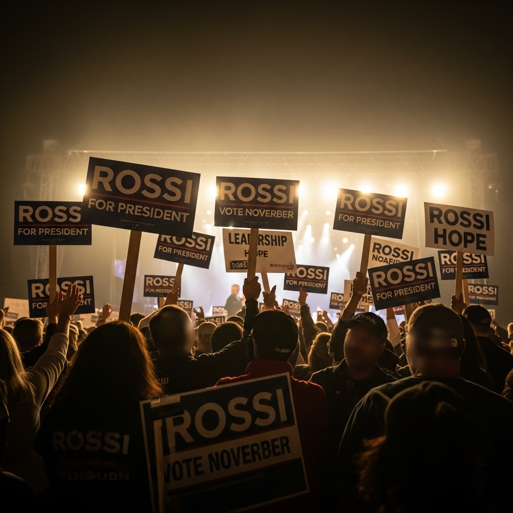 november election: 1 Mayor Advances Despite ICE Resistance 3 Supporters holding signs for Rossi, a key figure in the upcoming november election.