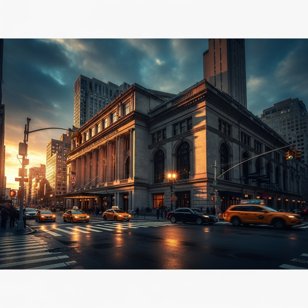 57th Street: 5 Must-See Sights on Billionaires' Row 2 The beautiful facade of Carnegie Hall on 57th Street in Manhattan.