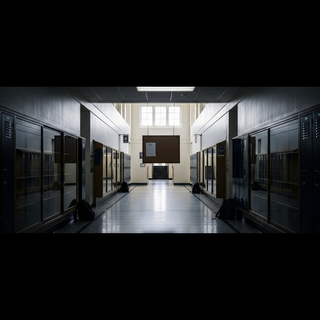 School Resource Officer Removed: 1 Officer's Shocking Posts 3 The empty hallway of a high school, symbolizing the removal of the school resource officer.