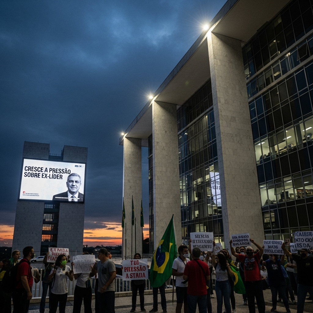 Pressure mounts on Bolsonaro as 2 judges find him guilty 3 The exterior of Brazil's Superior Electoral Court in Brasília, where the pressure mounts on the former leader.