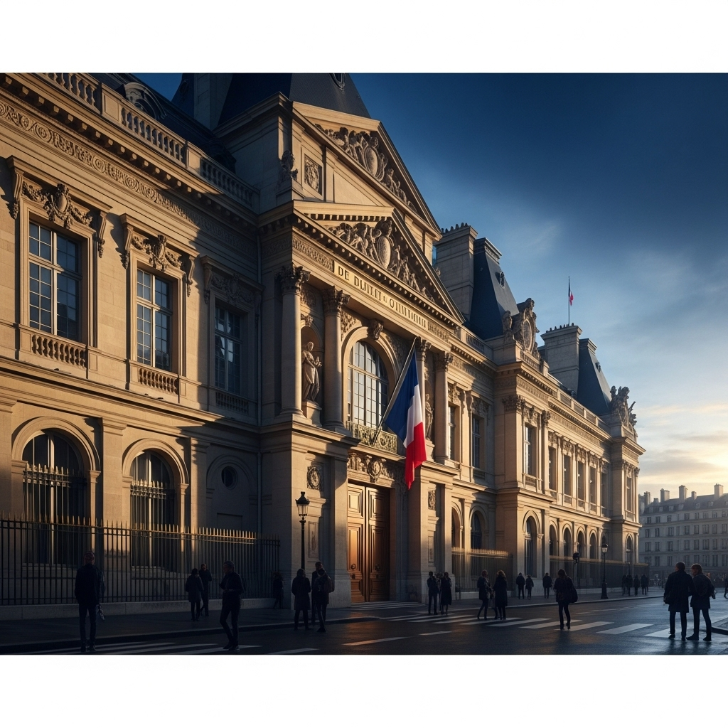 Foreign Intelligence: 3 French Mosques Targeted in Probe 2 The exterior of the French Ministry of the Interior building in Paris, where the operation was coordinated.