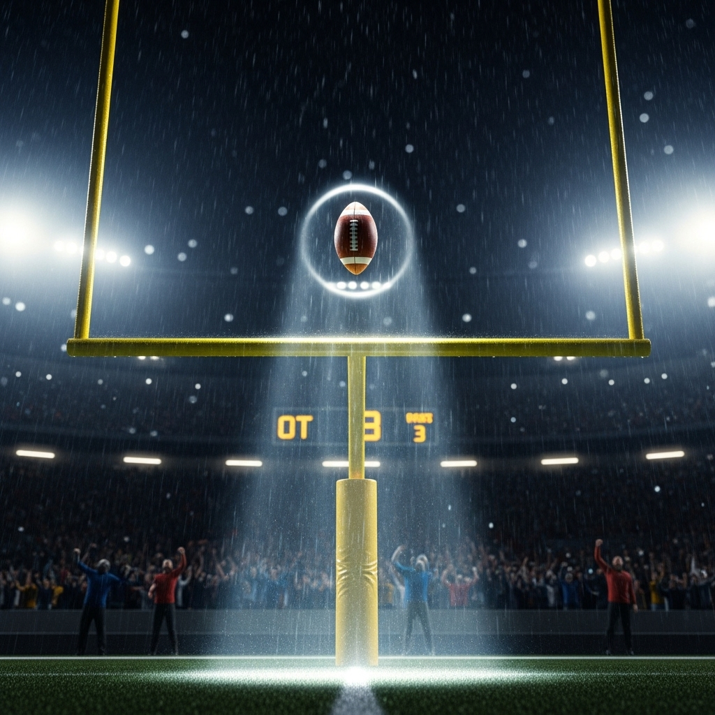 Overtime Epic: Eagles Beat Chiefs 27-24 in Rematch 4 The football sailing through the uprights for the game-winning field goal in the overtime epic.