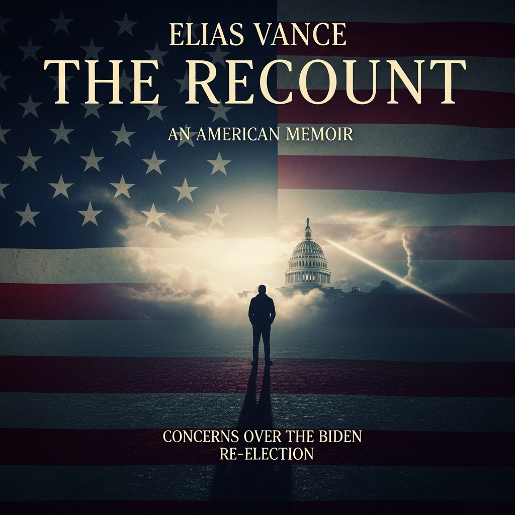 Biden's Re-Election Called 'Reckless' in 1 New Memoir 2 The stylized cover of Elias Vance's new memoir which discusses concerns over Biden's re-election.