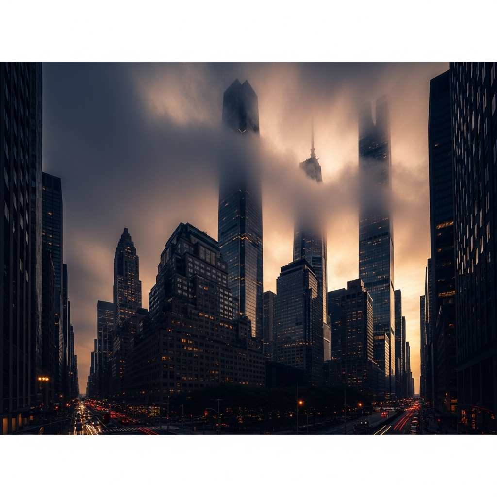 57th Street: 10 Highlights of NYC's Billionaires' Row 2 The supertall skyscrapers of Billionaires' Row piercing the clouds on 57th Street.