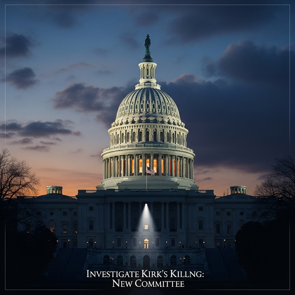 Kirk's Killing: 1 GOP Rep Seeks New Committee Action 2 The US Capitol building where a new committee is being sought to investigate Kirk's killing.
