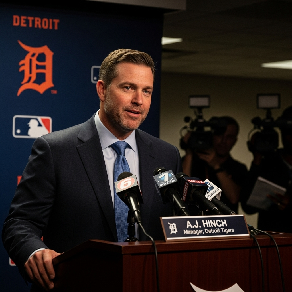 Good Test Results: Skubal Gets Great News After 1 Game 4 Tigers manager A.J. Hinch speaks to the media with a look of relief after announcing Tarik Skubal's good test results.