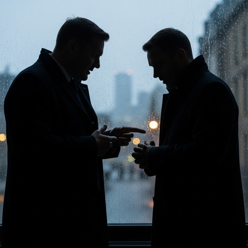 met police interview rejected by suspect in 2007 case 4 Two detectives in silhouette discussing a case strategy following a suspect's rejection of a met police interview.