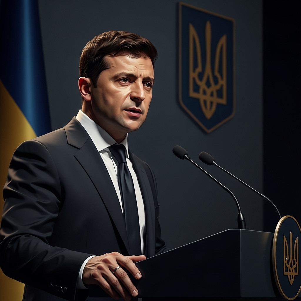us respond: Zelenskyy Demands Action After 51 Killed 3 Ukrainian President Volodymyr Zelenskyy speaking at a podium, with the focus on his demand for an international and us respond to the latest attack.